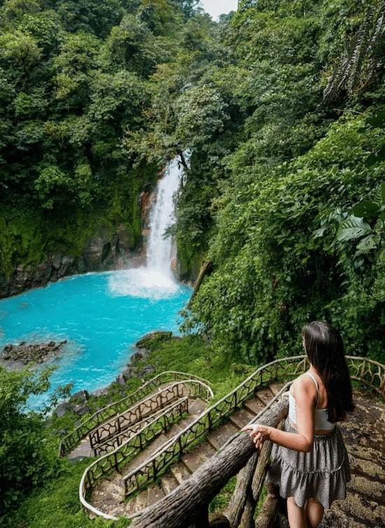 Rio Celeste Waterfall @_sophwhite