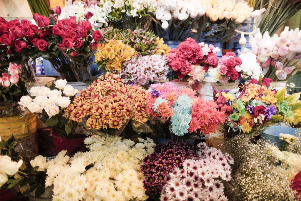 Flowers at Mercado Central
