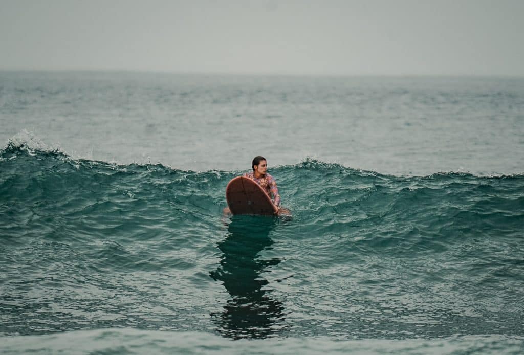 Surfing Matapalo near Puerto Jimenez