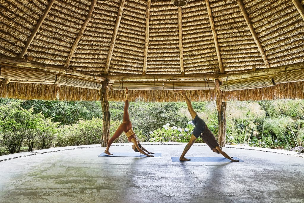 Yoga at AltaGracia near Dominical