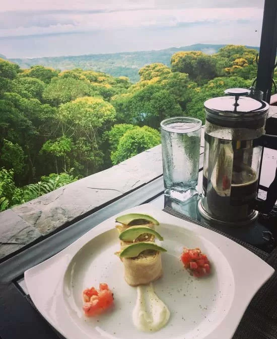 Breakfast at Rancho Pacifico with the best view!