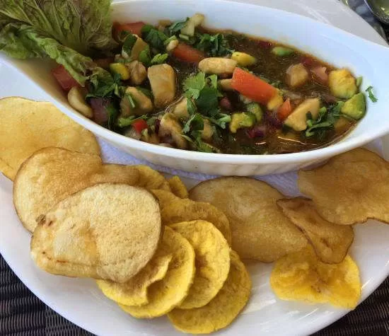 This ceviche was a standout accented with soy sauce and sesame oil which takes it to another level