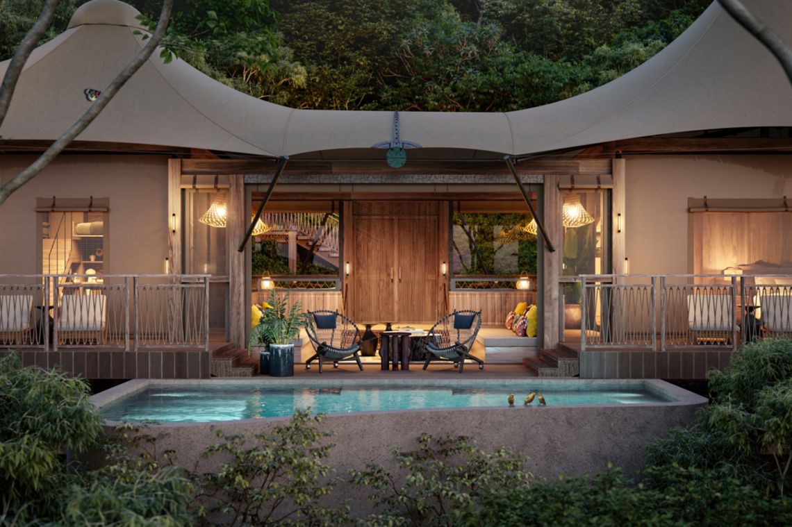 Nekajui a Ritz-Carlton Reserve Treetop Family Tent