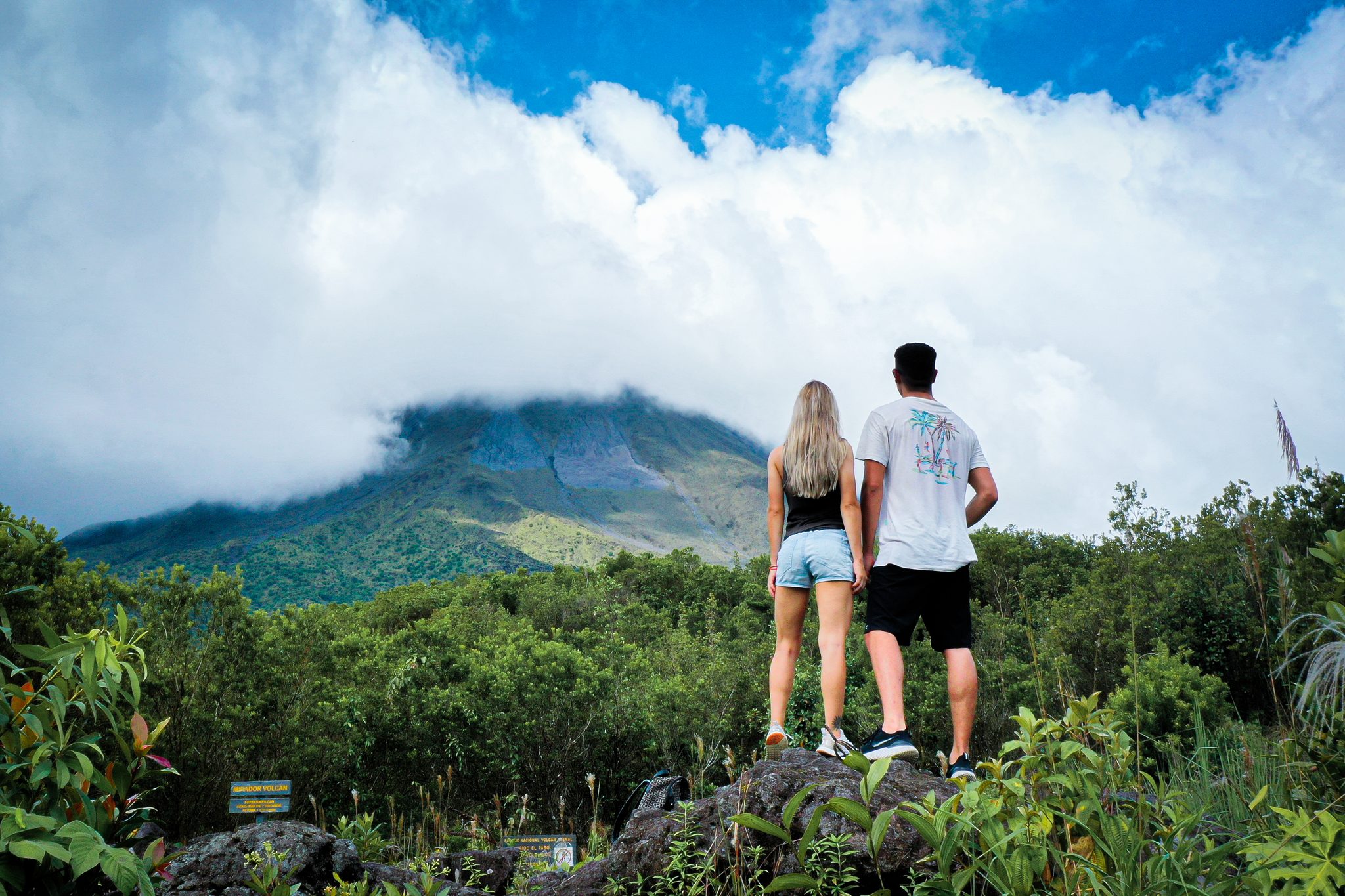 Arenal Volcano at Christmas